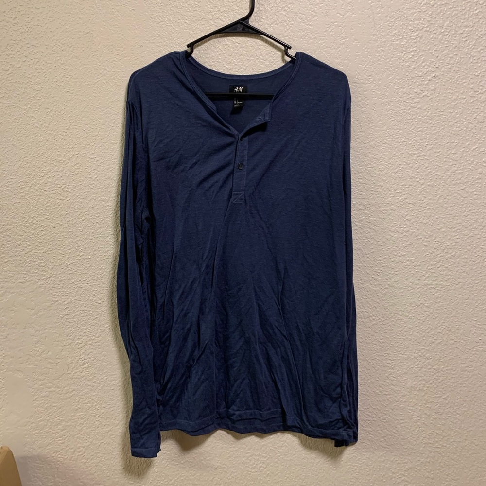 Men’s Half Button Long Sleeve